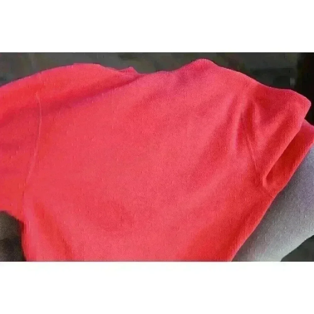 Girls Patagonia Size M Pink lightweight fleece hooded jacket with pockets